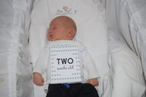 Baby 2 weken oud