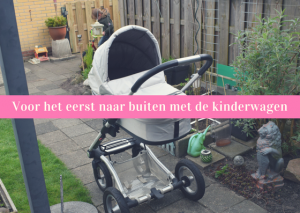 kinderwagen wandelen buiten