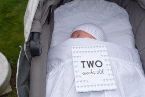 Voor het eerst wandelen kinderwagen
