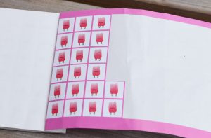 joker stickers plakken fitgaaf kalender