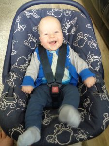 uitje maxicosi baby zomervakantie