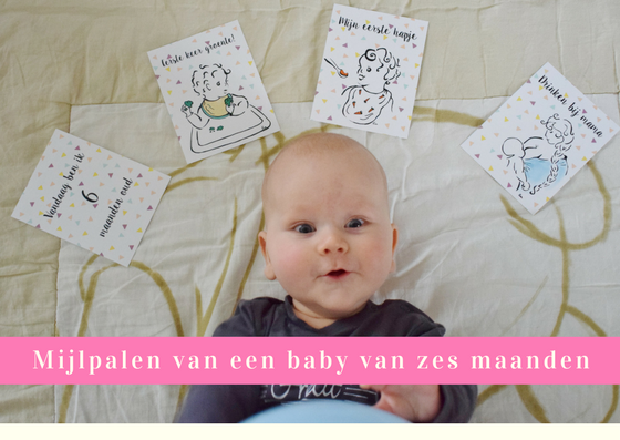 Mijlpalen van een baby van zes maanden