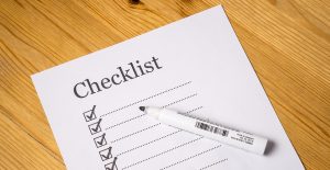 vakantie checklist