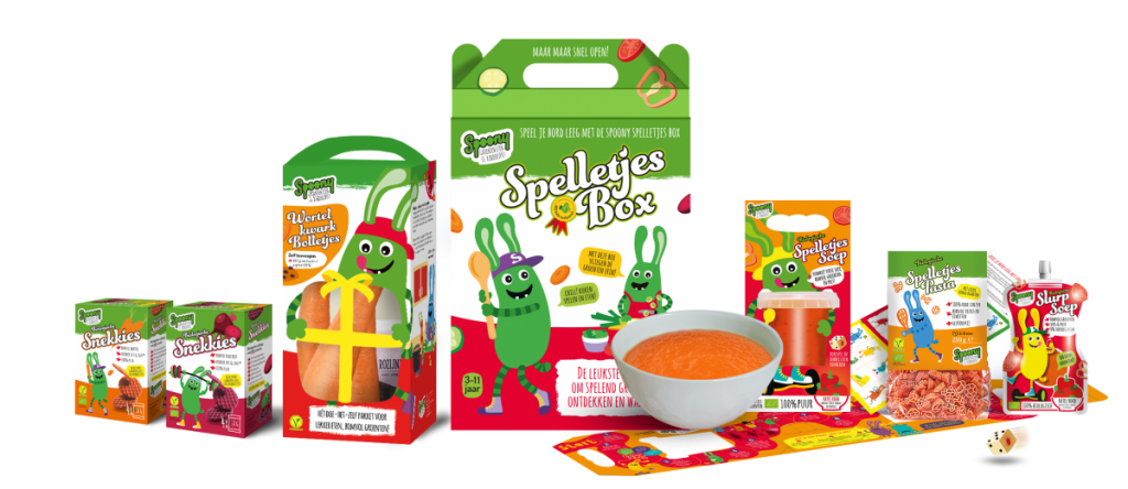 kind meer groenten laten eten spoony