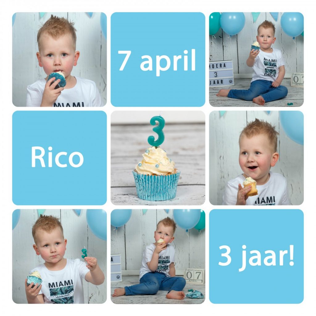 cakesmash derde verjaardag vieren