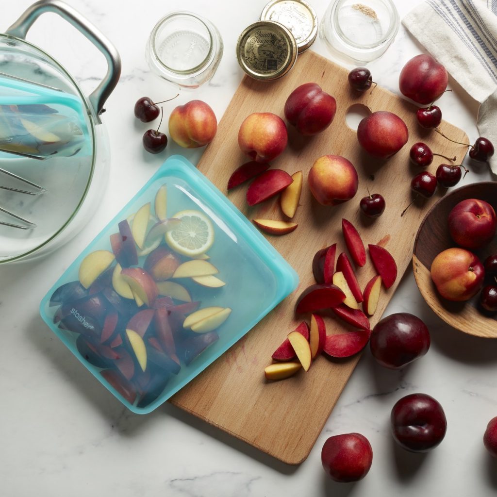 Stasher opbergzakjes appels