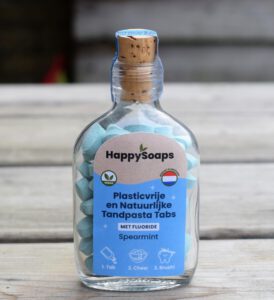 tandpasta tabs spearmint fluoride