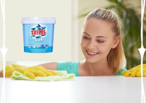 Schoonmaken met soda Tricel