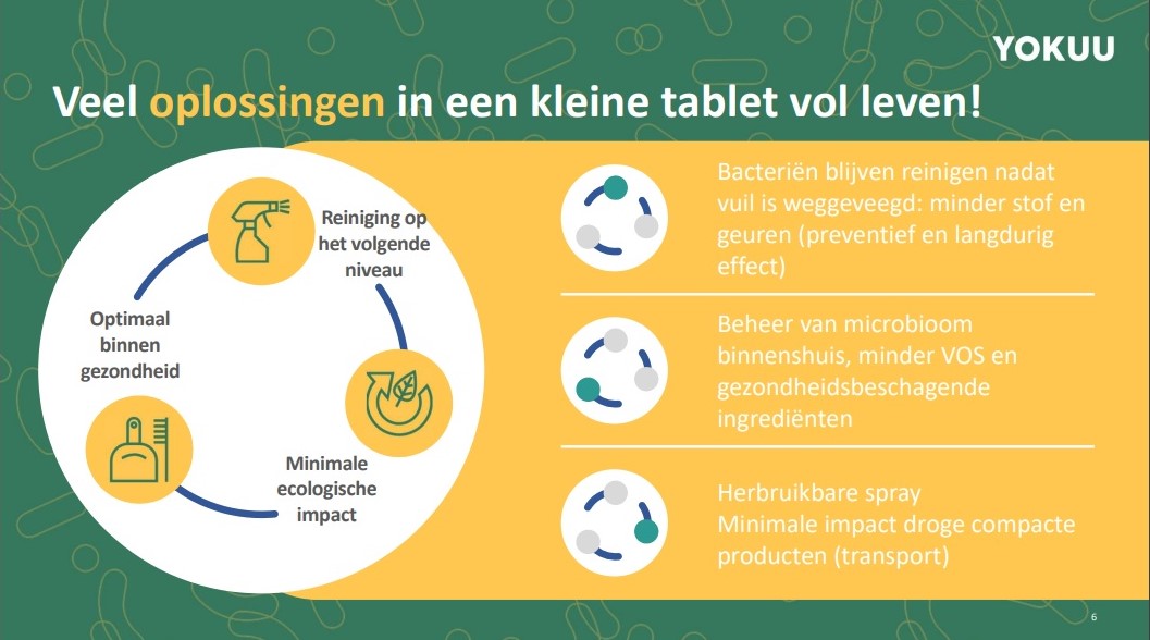 Schoonmaken met gezonde bacteriën