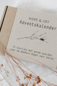 aftellen naar kerst met de adventskalender