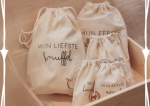 Bewaarzakjes baby herinneringen bewaren