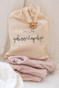 Bewaarzakjes baby herinneringen