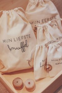 Bewaarzakjes baby herinneringen