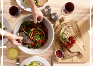 Gezonde salade maken