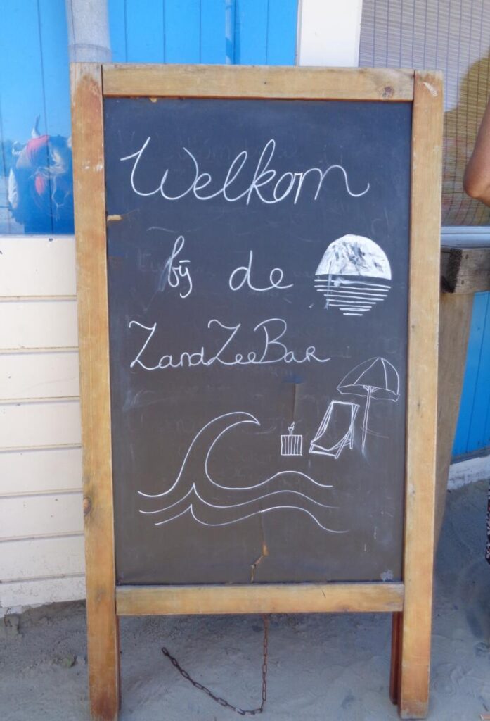 Zand Zee bar op Terschelling