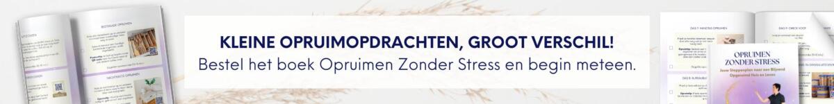 Opruimen zonder stress