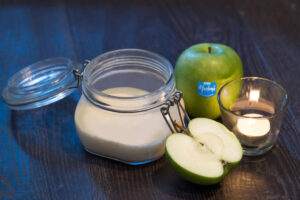 Natuurlijke huidverzorgingsproducten van appels maken