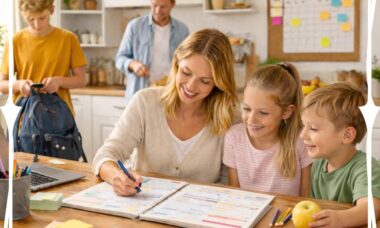 Slim plannen met een druk gezin.