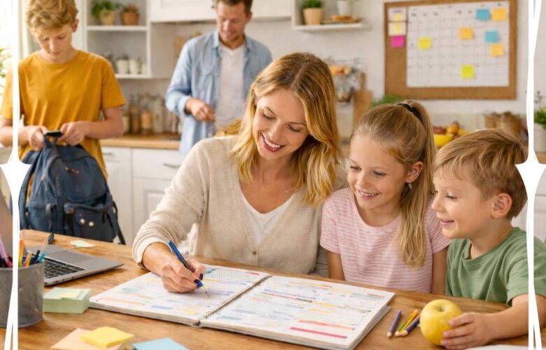 Slim plannen met een druk gezin.